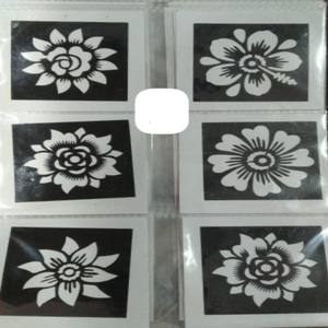 สติกเกอร์ลายเฮนน่าสำหรับเจ้าสาว งานเทศกาล ผู้หญิง สาวๆ ลายดอกไม้ สำหรับเท้า คอ ไหล่ ใช้งานง่าย ติดทนนาน - Product Image 5