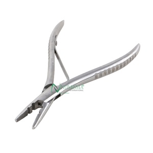 Pinza Profesional para Extensiones de Cabello de Acero Inoxidable Sostenible, Recubrimiento Arcoíris, Pinza Curva con Dientes, Precio al por Mayor, Personalizable - Product Image 3