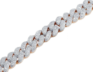Moissanite Cuban Link <b>Bracelet</b> Iced Out Chain <b>Bracelet</b> Luxury Silver Gold <b>Bracelet</b> Hip Hop Jewelry <b>Mens</b> Fashion Statement Gift - Product Image 3
