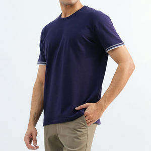 Camiseta Deportiva de Alta Calidad para Hombre, Transpirable, Ecológica, de Secado Rápido, Poliéster/Algodón, Corte Ajustado, Diseño Liso - Product Image 4