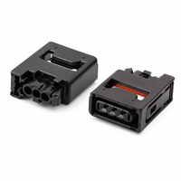 Adaptateur automobile étanche IP67 en nylon avec contact femelle en cuivre à 3 broches Jinhang, 5A 12V, connecteur de câblage pour boîtier électrique de voiture