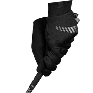 Gants de golf de qualité supérieure en gros, avec logo personnalisé, paume en cuir souple, pour hommes, blancs, à doigts complets, antidérapants, respirants, pour le sport - Product Image 4