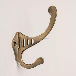 Retro Style <b>Wall</b> <b>Hook</b> Antique Brass <b>Hooks</b> For <b>Key</b> Towel Cloth Holder Use Multifunctional Style Other Home Decor Accessories - Product Image 5