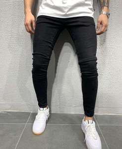 Pantalon en jean en coton pour homme, classique, respirant, pour le travail, prix abordable, collection 2025, vente chaude, OEM - Product Image 6