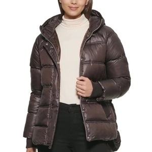 Chaqueta Acolchada con Capucha para Mujer, Estilo Urbano, Personalizada, Impermeable, Resistente al Viento, para Invierno - Product Image 2