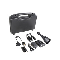 Lampe torche LED rechargeable 3-en-1 OCSHARK H28 RGB 10W, charge USB, lampe tactique, corps en aluminium, pour la chasse et les activités de plein air