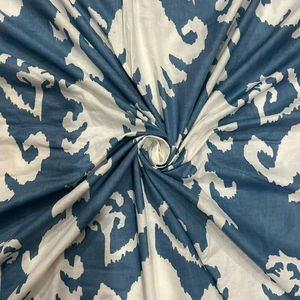 Ikat Style Geometric Printed Lightweight Cotton Fabric for Apparel Activewear Curtains & Home Textiles Premium Design - Product Image 3