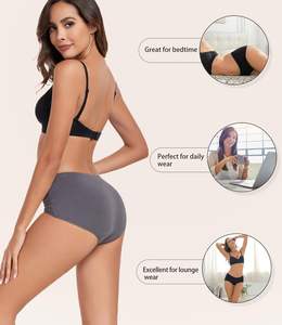 Culottes Hipster Confort Naturel pour Femme – Tissu Doux, Respirant, Extensible, Maintien Sûr, Couverture Complète, Usage Quotidien, Couleur Unie - Product Image 6