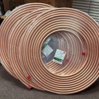 Tubo de Cobre Suave Recocido C12200 en Medidas Métricas e Imperiales para Unidades de Aire Acondicionado y Tubería de Conexión de Refrigerante