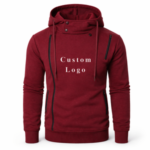 Sweat à capuche streetwear vintage délavé pour homme, style décontracté hiver, fournisseur OEM, vente en gros - Product Image 5