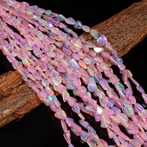 AAA Natural Ethiopian Pink <b>Opal</b> Smooth Nuggets Beads 4-7mm 16 Inches Welo <b>Opal</b> Bead Strands for Jewelry Making At Wholesale Rate - Product Image 2
