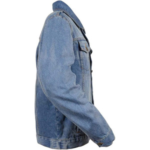 SAMROZ SPORTS Chaqueta de Mezclilla Negra Clásica para Hombre con Bolsillos para Pistolas, Manga Larga - Azul (Para Todas las Temporadas) - Product Image 2