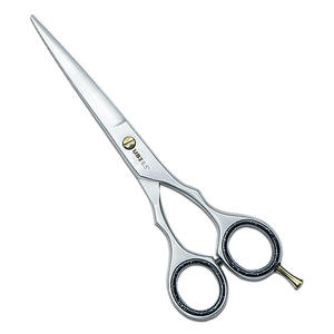 Ciseaux de coiffure pour droitiers de 6,5 pouces |   Lame tranchante en acier à haute teneur en carbone, manche moyen, usage professionnel en salon, UBI - Product Image 4