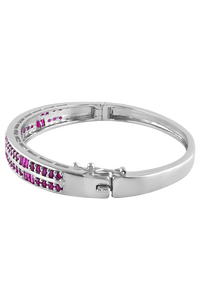 Bracelet en rubis en argent sterling 92,5 KLSB-20294 - Product Image 3