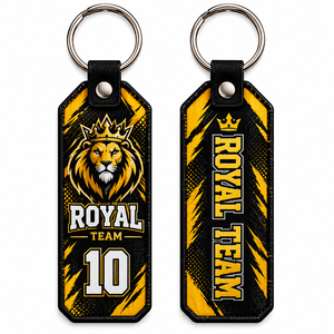 Porte-clés sportifs personnalisés de qualité supérieure, en PU, imprimés recto-verso avec le logo de l'équipe, porte-clés personnalisés pour club sportif - Product Image 6