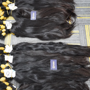 ผู้จัดจำหน่ายผมมนุษย์บริสุทธิ์ 100% ขายส่ง ผมเวียดนามแท้ ต่อผม ความยาว 10 นิ้ว - 34 นิ้ว แบบ Super Double Drawn - Product Image 4