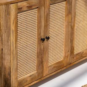 Buffet à 4 portes en rotin Vandana Pebble Lyra pour des intérieurs et extérieurs modernes et élégants - Product Image 4