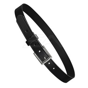 Custom Made Casual Cow Hide Leather Belts with <b>Iron</b> Buckle High Quality <b>Lightweight</b> Made in Pakistan - Product Image 2