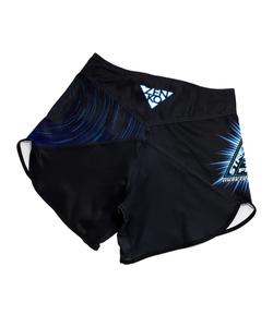 Shorts de combat personnalisés pour la boxe et le MMA, logo imprimé par transfert thermique sur le devant, extensibles, respirants, séchage rapide, légers, tailles adultes pour hommes - Product Image 3