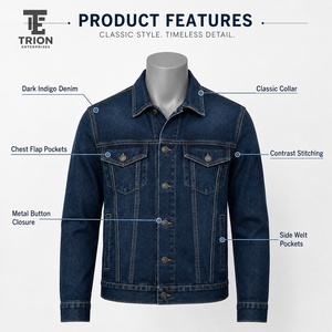 Veste en jean courte pour femme, tissu en jean doux en coton, coupe courte élégante, design moderne, parfaite pour les tenues décontractées et le streetwear - Product Image 6