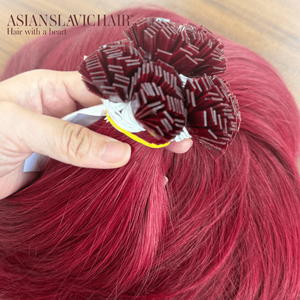 Extensiones a granel de cabello vietnamita virgen profesional Punta plana Calidad Premium de cabello eslavo asiático - Product Image 4