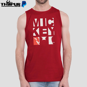 Débardeur de sport côtelé sans manches pour homme, haute qualité, ajusté, pour la course, la gym et le fitness - Product Image 3