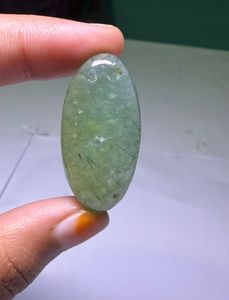 Hermosas Piedras de Prehnita Cabujón Hechas a Mano, Lote de Gemas de Jaspe Verde Natural para la Fabricación de Joyas, Oferta en Prehnita - Product Image 3