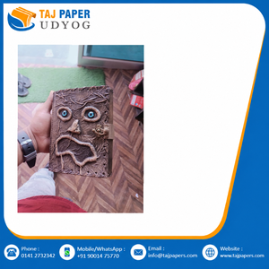Carnet en cuir pur fait main avec travail artisanal, fournisseur en gros, fabricant, exportateur d'Inde - Product Image 6