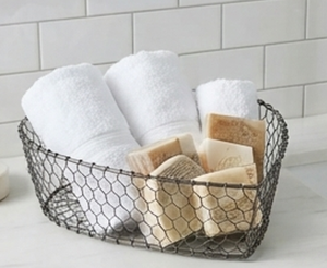 Premium Heart Shape Metal <b>Wire</b> <b>Storage</b> <b>Basket</b> Rustic Style for Home Decoration Stylish Home Accent - Product Image 5