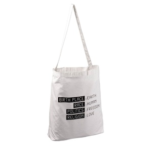 High Quality 100% Cotton Canvas <b>Tote</b> <b>Shopping</b> <b>Bag</b> Promotional Custom with Personalized Logo Pattern Type Letter - Product Image 1