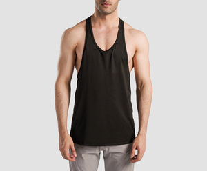 เสื้อกล้ามวิ่งผู้ชายแบบแห้งเร็ว พิมพ์ลายโลโก้ตามสั่ง ขายส่ง ทำจากโพลีเอสเตอร์ - Product Image 2