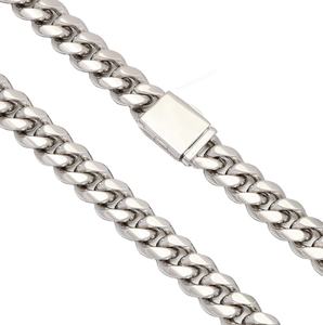 Precio de fábrica, cadena de eslabones cubanos chapada en oro de Plata de Ley 925 sólida de 8MM, joyería de Hip Hop para hombre, pieza de declaración duradera - Product Image 1