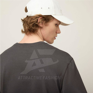 T-shirt décontracté effet délavé au soleil avec une conception de qualité supérieure, élégant et idéal pour un usage quotidien - Product Image 5