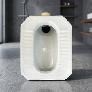 Hot Selling Indian Style <b>Ceramic</b> Sanitary Ware MD Squatting <b>Pan</b> Toilet WC Floor Mount Export Quality White - Product Image 6