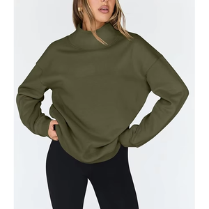 Sudadera Corta de Lujo para Mujer con Logo, Ropa Casual Transpirable, Sudadera Oversize para Exteriores - Product Image 6