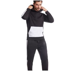 Nouveau hiver à capuche thermique coton polaire pull ensemble pour hommes sport décontracté mode tendance tricot course vêtements de sport - Product Image 1