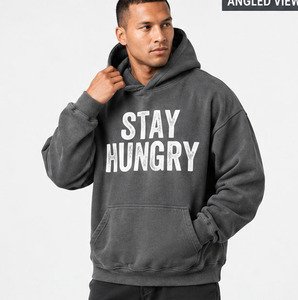 Regal Three Men's Printed <b>Hoodie</b> 100%Cotton <b>Oversize</b> Streetwear Hooded Fleece French Terry Casual Wear Printing <b>Long</b> Sleeve Hood - Product Image 6
