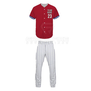 Uniforme de Béisbol Profesional al por Mayor - Logotipo Personalizado, 100% Poliéster, Secado Rápido y Transpirable, Nueva Llegada - Product Image 4