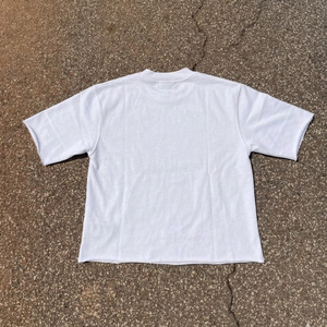 Camiseta Corta Oversize Casual Transpirable de Manga Corta con Estampado Frontal de Algodón Orgánico Sostenible Estilo Urbano de Moda Urbana - Product Image 3