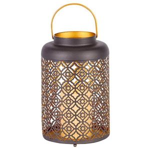 <b>Copper</b> <b>Lantern</b> With Glass Panels And Black Handle For Home Decoration Handmade Candle <b>Lanterns</b> On Sale - Product Image 6