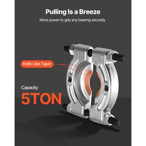 Kit d'extracteur de roulements robuste de 5 tonnes, 14 pièces, mâchoires de 2 pouces et 2,8 pouces, outil de démontage de roulements de roue de 2,8 pouces, pignon de 2,8 pouces - Product Image 4