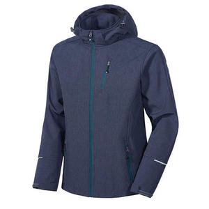 Veste softshell imperméable et coupe-vent pour homme, col montant en toile, fermeture éclair, légère, pour sports de plein air, hiver - Product Image 6