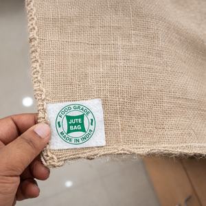 Sac en toile de jute de qualité alimentaire, biodégradable, écologique, recyclable, pour l'emballage du café, du cacao, des céréales, des légumes, des noix - Product Image 5