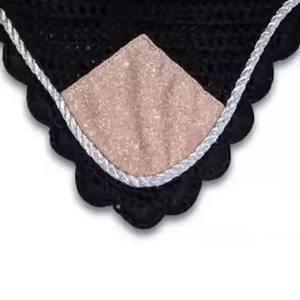 Vente en gros de couvre-mouches pour chevaux d'équitation |   Couvre-oreilles en coton tissé à la main, protection contre les moustiques - Product Image 2