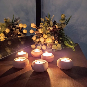 Portavelas de Madera Decorativo Nórdico para Bodas, Venta al por Mayor - Product Image 1