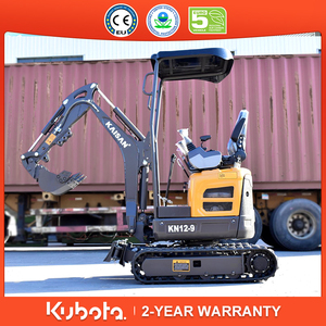 Máy xúc đào <span class=keywords><strong>mini</strong></span> KAISAN Precision 1,2 tấn, động cơ Kubota, loại bánh xích, thích hợp cho việc chuyển đổi đất nông nghiệp và đào đất - Product Image 2