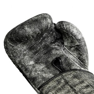 Faux Leather Boxing Training Gloves Full Finger Velcro Closure Adult Unisex for Boxing Practice - Product Image 6