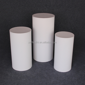 Vente en gros ensemble de supports à gâteaux cylindriques en métal pour <span class=keywords><strong>mariage</strong></span> décoration de table à dessert pour décoration de fête d'anniversaire et d'événement - Product Image 2