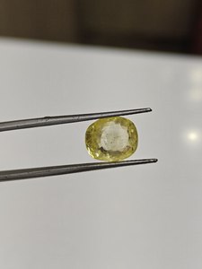 Zafiro Amarillo de Alta Calidad de 7.40 ct, Forma Ovalada, Gema Natural para Joyería al por Mayor - Product Image 5
