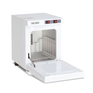 Scaldasalviette Professionale per Massaggi e Trattamenti Viso, Armadietto Riscaldante Nero in Alluminio per Estetiste, Saloni di Bellezza, Spa e Barbieri - Product Image 3